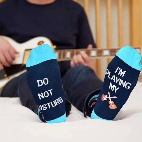 Novelty Birthday Christmas Gifts for Men Women - Funny Saying Crew Socks Silly Funky Dress Socks in Saudi Arabia