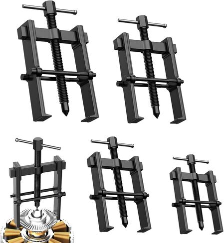 OMISTAR 4 PCS 2-Jaw Bearing Pullers, 2 in 3 in 4 in 6 in Gear Puller, Carbon Steel Bearing Remover Tool, Pulley Puller for Motorcycle, Wheel, Auto Repair, Hand Tool Kit for Mechanic, Workshop, Garage in Saudi Arabia