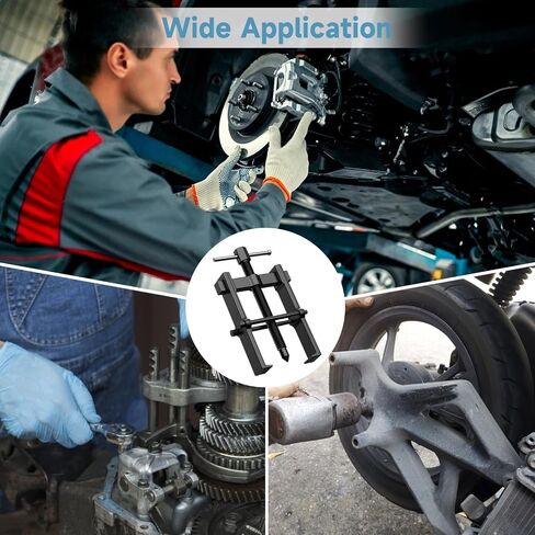 OMISTAR 4 PCS 2-Jaw Bearing Pullers, 2 in 3 in 4 in 6 in Gear Puller, Carbon Steel Bearing Remover Tool, Pulley Puller for Motorcycle, Wheel, Auto Repair, Hand Tool Kit for Mechanic, Workshop, Garage in Saudi Arabia