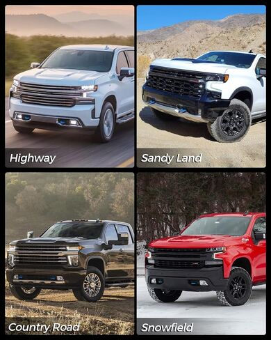 Tow Hook Covers Compatible with Chevy Silverado 1500,Custom Front Accessories for Silverado 1500 2007-2025,Unique Design,Anti-Rust & Weather Protection,Easy No-Tool Install (Red) in Saudi Arabia
