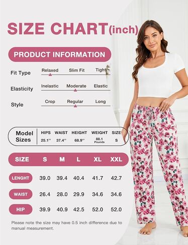 FEMDOUCE 3 Pack Pajama Pants with Mobicets Comfy Pajamas Forms for Women Remortring Lounge Soft PJ Pants in Kuwait