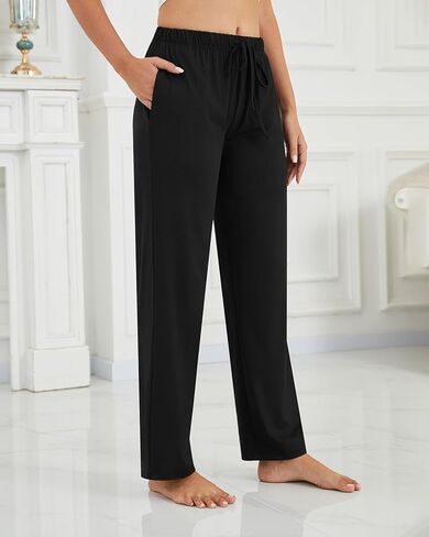 FEMDOUCE 3 Pack Pajama Pants with Mobicets Comfy Pajamas Forms for Women Remortring Lounge Soft PJ Pants in Kuwait