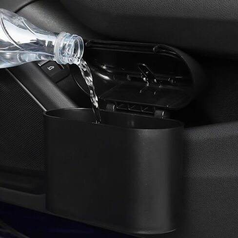Car Trash Can with Lid, Mini Auto Dustbin Garbage Organizer, Automotive Garbage Container Bin for Vehicle, Home, Office in Saudi Arabia