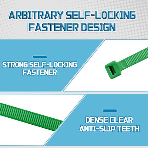 WALWAL 8 inch Cable Ties, Easy-Use Cable Management for Home, Office, and Outdoors | Strong Nylon | For Professionals, and Organizers (100 Pcs, Brown) in Saudi Arabia