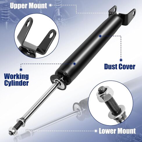 Rear 2 PCS Set Shock Absorber Compatible with Dodge Durango 11-25 Jeep Grand Cherokee 11-21 Rear Left & Right # 3440054, 911304 in Saudi Arabia