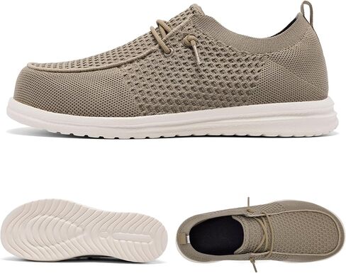 متسكعون لأصابع القدم الصلب الرمادي للرجال ، أحذية سلامة العمل ، الانزلاق ، مريح ، غير قاطع ، قابل للتنفس ، خفيف الوزن in Kuwait