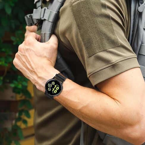 Sunnyson 20mm Stretchy Bands Compatible with Garmin Vivoactive 5/6/Forerunner 55/165, Parachute Elastic Soft Nylon Watch Band for Venu Sq/Sq 2/2 Plus Women Men in Saudi Arabia