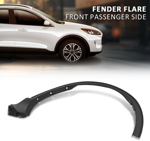 G-Plus Front Front Fender Fender Flare فتحة فتحة ، متوافق مع Ford Escape 2020-2024 ، جانب الركاب ، LJ6Z16038AA ، FO1291138 in Saudi Arabia