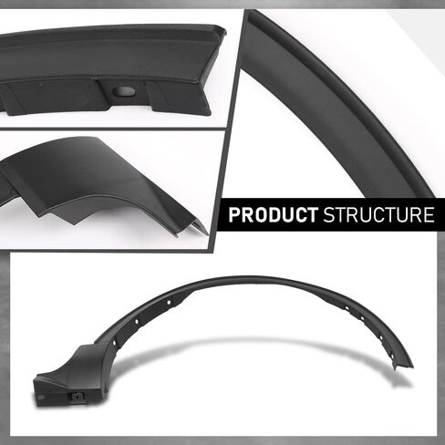 G-Plus Front Front Fender Fender Flare فتحة فتحة ، متوافق مع Ford Escape 2020-2024 ، جانب الركاب ، LJ6Z16038AA ، FO1291138 in Saudi Arabia