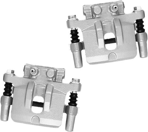 Detroit Axle - Front and Rear Brake Calipers with Bracket Kit Replacement for 2007-2017 Jeep Compass Patriot - 4pc Set in Saudi Arabia