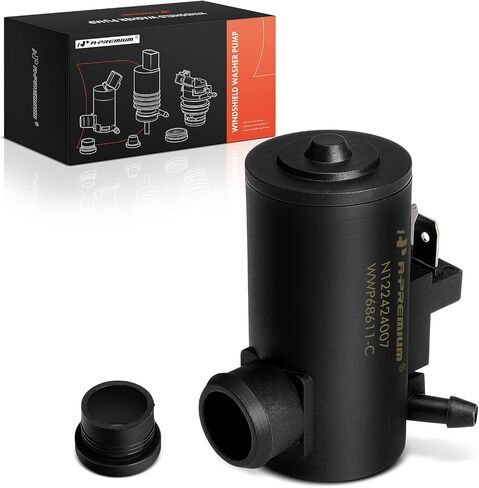 A-Premium Windshield Washer Pump Compatible with Honda CR-V CRV, Civic, Accord Fit, Insight, S2000, Prelude, Wagovan & Subaru Outback, Forester, Impreza, Legacy, Baja & Acura in Saudi Arabia