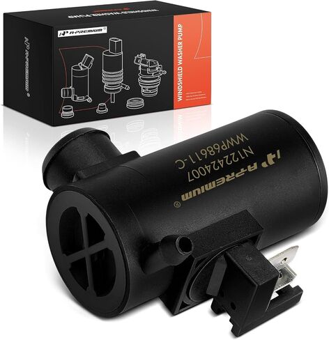 A-Premium Windshield Washer Pump Compatible with Honda CR-V CRV, Civic, Accord Fit, Insight, S2000, Prelude, Wagovan & Subaru Outback, Forester, Impreza, Legacy, Baja & Acura in Saudi Arabia