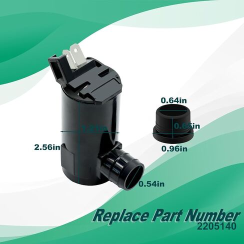 Wiper Fluid Washer Pump Windshield Washer Fluid Pump Compatible with Ranger XP 900 900 EPS XP 1000 EPS NorthStar NorthStar Ultimate NorthStar Trail Boss NorthStar Premium Replace# 2205140 in Saudi Arabia