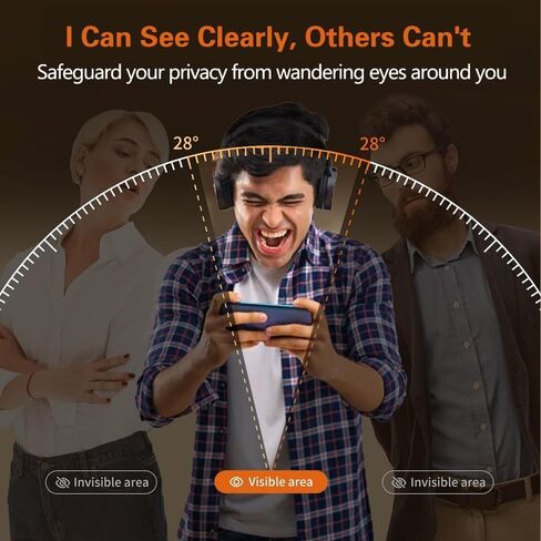 واقي شاشة للخصوصية Samsung Galaxy Z Flip 6، عبوتان من الأفلام الداخلية الناعمة المضادة للتجسس + عبوتين من حافظة شاشة زجاجية مقواة سوداء/أمامية/خارجية [28 درجة مضادة للزقزقة] بدون فقاعات، صديقة للحافظة، مضادة للخدش in Kuwait