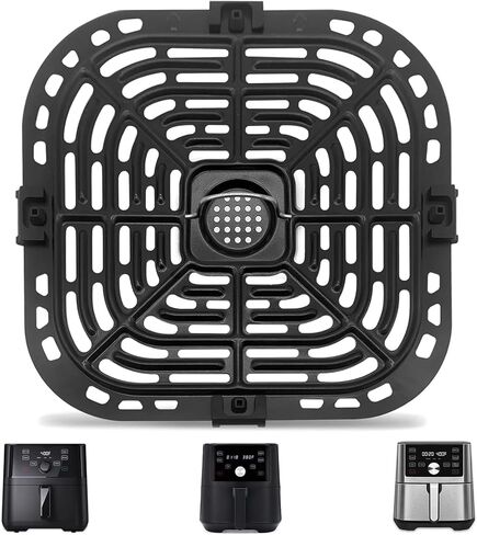 ملحقات مقلاة الهواء للوعاء الفوري Vortex Plus 6 في 1 6 QT Gourmia GAF735 6 QT مقلاة الهواء، قطع غيار مقلاة الهواء، صينية رف الشواية، طبق الشواية، طبق هش، آمن للاستخدام في غسالة الأطباق in Kuwait