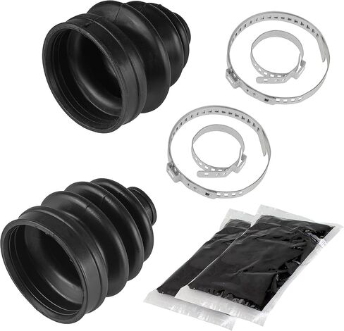 Caltric Front Inner Outer Axle Cv Boot Kit Compatible with Honda TRX450ES TRX450S Foreman 4X4 1998-2001 / TRX450FE TRX450FM 2002 2003 2004 in Saudi Arabia