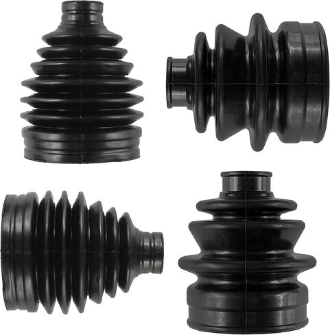 Caltric 2 Front Axle Outer And Inner CV Boot Kit Compatible with Yamaha Grizzly 700 YFM700 4X4 2009-2015 in Saudi Arabia