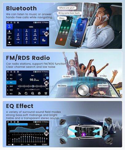 4G+64G Car Radio Stereo for VW Passat Jetta Tiguan Golf MK5 MK6 T5 EOS Polo, Android Rimoody 7'' Wireless Carplay Android Auto Mirror Link GPS 4G-WiFi BT 5.0 FM/AM/RDS DSP Camera in Kuwait