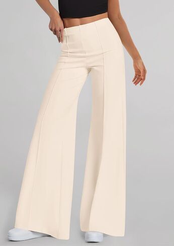 PRETTYGARDEN Women's Wide Leg Palazzo Pants 2025 Dressy Casual Lounge Workout Sweatpants High Waisted Trousers in Saudi Arabia