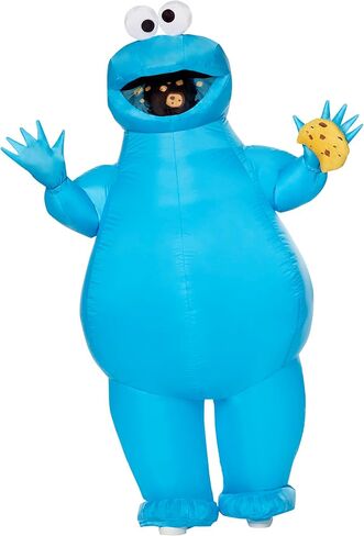 روح الهالوين سيسم شارع البالغ البالغ الوحش زي قابلة للنفخ | مرخص رسميا | سهلة الارتداد in Kuwait