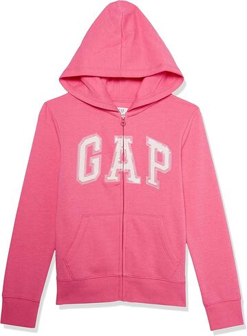 GAP Girls 'Logo Hoodie مقنعين قميص من النوع الثقيل الكامل in Saudi Arabia