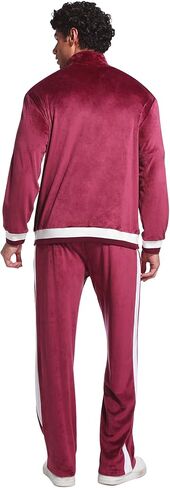 سترة مقاطع فيلور للرجال Zip-up مخطط مخملي تعرق 2 قطعة ملابس غير رسمية للياقة البدنية مجموعة الصالة الرياضية in Kuwait