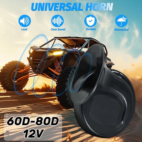 UTV Turn Signal Signal Kit مع قرن ، مسبقًا ، سدادات و PLACK ATV Signal Street Legal Blinker Kit مع Rocker Switch USB Flasher Relay متوافق مع Polaris ، Can-AM ، Kawasaki ، CFMOTO (4 PCS LIGHTS) in Saudi Arabia