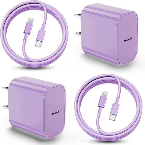 iPhone 14 13 Charger 10 ft, [Apple MFi Certified] Dual Port USB C Charger Block Adapter with Type C to Lightning Cord, iPhone Fast Charging Cable for iPhone 14/14 Pro/14 Pro Max/13/12/11/XS/SE,iPad in Saudi Arabia