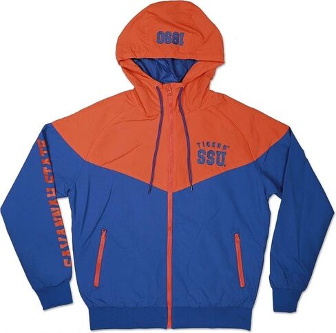 Big Boy Savannah State Tigers S4 Mens Windbreaker Jacket [Royal Blue]-ID#1507-146-207-0-0 in Saudi Arabia