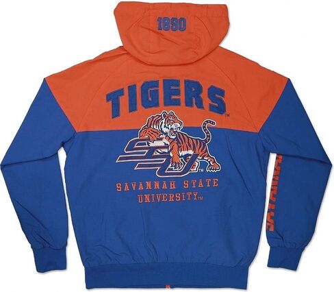 Big Boy Savannah State Tigers S4 Mens Windbreaker Jacket [Royal Blue]-ID#1507-146-207-0-0 in Saudi Arabia
