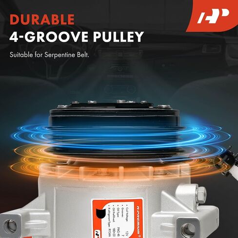 A-Premium Air Conditioner AC Compressor with Clutch Compatible with Ford Transit-150, Transit-250, Transit-350, Transit-350 HD, 2020 2021 2022 2023 in Saudi Arabia