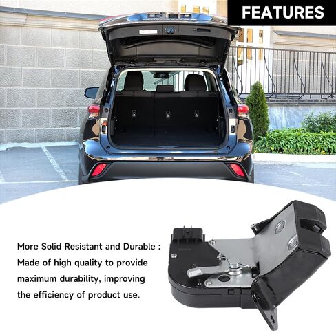 Trunk Latch Lock Actuator Tailgate Door Latch Lock Actuator - Compatible for Hyundai Veloster 1.6L 2012-2017 - Replace Part 81230-2V000 in Saudi Arabia