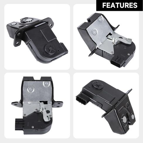 Trunk Latch Lock Actuator Tailgate Door Latch Lock Actuator - Compatible for Hyundai Veloster 1.6L 2012-2017 - Replace Part 81230-2V000 in Saudi Arabia
