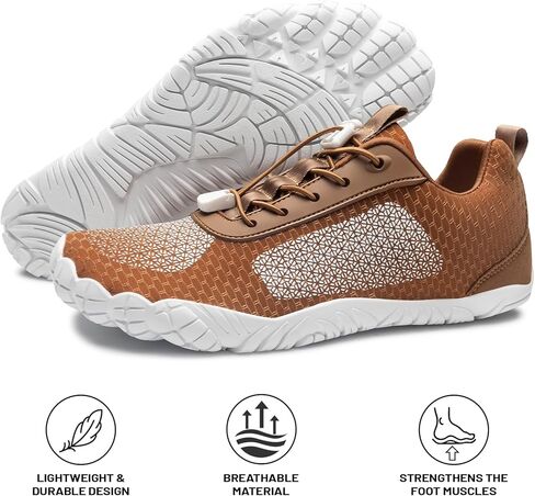 حذاء حافي القدمين يشبهون السحابة ، أحذية ، أحذية ، حذاء جري ممر للنساء للنساء ، ومربعة إصبع القدم الواسعة صفر إسقاط طفيف في أحذية المشي التنفسية ، أحذية تمرين صالة رياضية مرنة غير مرنة in Kuwait