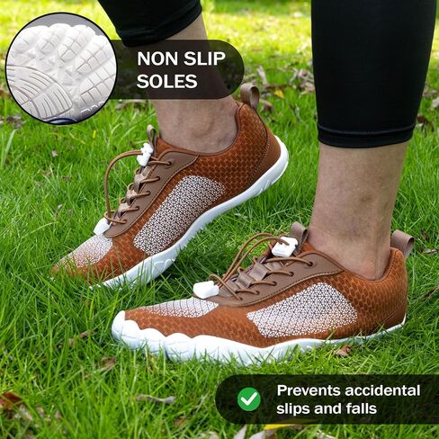 حذاء حافي القدمين يشبهون السحابة ، أحذية ، أحذية ، حذاء جري ممر للنساء للنساء ، ومربعة إصبع القدم الواسعة صفر إسقاط طفيف في أحذية المشي التنفسية ، أحذية تمرين صالة رياضية مرنة غير مرنة in Kuwait