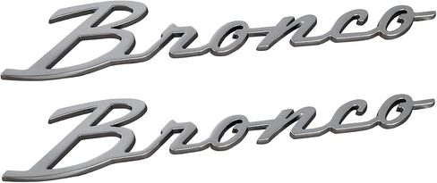 OEM M-1447-BSS Silver Script Heritage Edition Fender Emblem Made for Bronco 2021-2025 in Saudi Arabia