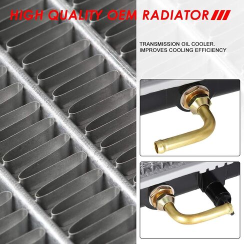 Auto Dynasty Radiator Compatible with 01-03 Acura CL TL 3.2L AT/MT, DPI 2431 Factory Style 1-Row Cooling Radiator, Aluminum Core in Saudi Arabia