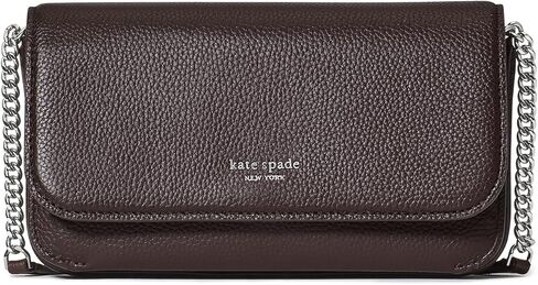 kate spade new york Women's Ava Pebbled Leather Flap Chain Wallet in Saudi Arabia