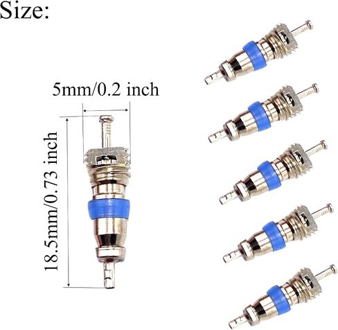 20 Pcs High Pressure Valve Cores for R410 R32 R22, Teflon Seal HVAC Schrader Valve with Wrench Perfect for HVAC, Air Conditioning and Refrigeration System Repairs in Saudi Arabia