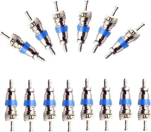20 Pcs High Pressure Valve Cores for R410 R32 R22, Teflon Seal HVAC Schrader Valve with Wrench Perfect for HVAC, Air Conditioning and Refrigeration System Repairs in Saudi Arabia