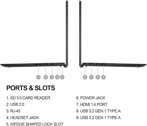 Dell 2023 Inspiron 16 5635 Business Laptop FHD+ 16" Display, AMD Ryzen 7 7730U Processor, 16GB LPDDR4x RAM, 1TB SSD, AMD Radeon Graphics, Backlit Keyboard, Type-C, Windows 11 Home, Platinum Silver in Kuwait