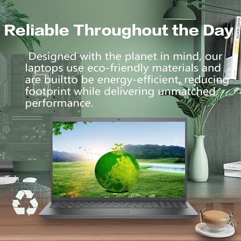 Dell 2023 Inspiron 16 5635 Business Laptop FHD+ 16" Display, AMD Ryzen 7 7730U Processor, 16GB LPDDR4x RAM, 1TB SSD, AMD Radeon Graphics, Backlit Keyboard, Type-C, Windows 11 Home, Platinum Silver in Kuwait