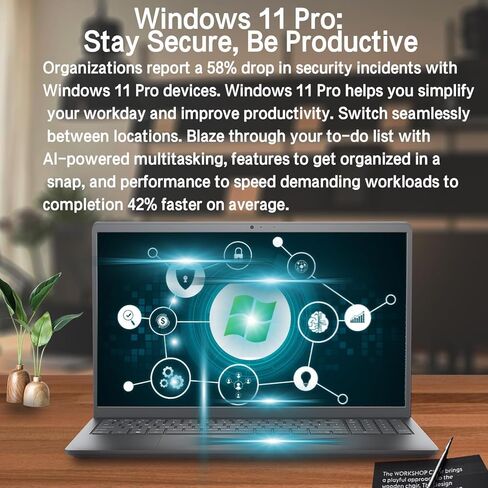 Dell 2023 Inspiron 16 5635 Business Laptop FHD+ 16" Display, AMD Ryzen 7 7730U Processor, 16GB LPDDR4x RAM, 1TB SSD, AMD Radeon Graphics, Backlit Keyboard, Type-C, Windows 11 Home, Platinum Silver in Kuwait