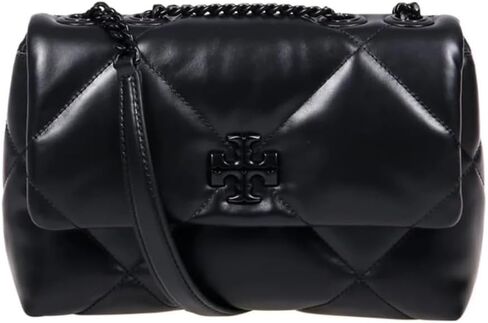 Tory Burch Women's Black Leather Small Kira Diamond Quilted Shoulder Bag in Saudi Arabia