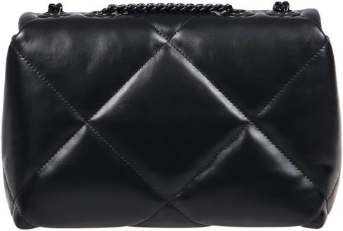 Tory Burch Women's Black Leather Small Kira Diamond Quilted Shoulder Bag in Saudi Arabia