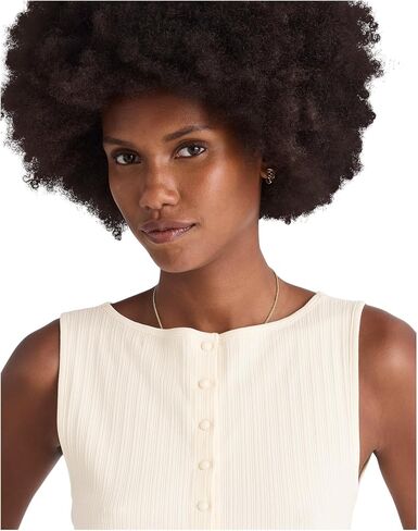 Madewell Womens Textured Vest W/Shank Buttons in Saudi Arabia