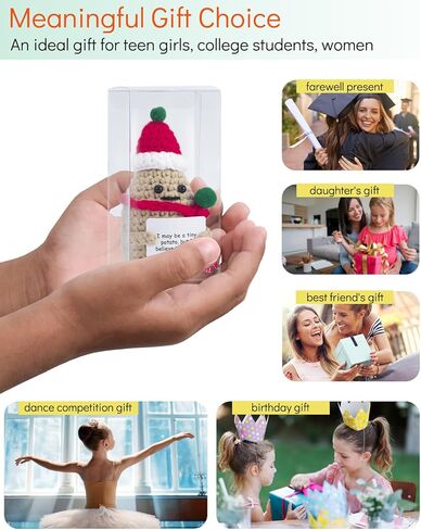 Mini Funny Crochet Penguin ، Mini Funny Dance Competition Printibrict Decord Sweat Nuck Job New Easter Gifts for Teen Girls Friend Friend Friend Print in Kuwait