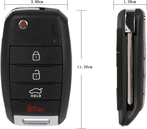 1 حزمة 4 أزرار مفتاح التحكم عن بعد FOB 2014-2015 ملائمة لـ KIA Optima 2.0L ، 2014-2015 ملائمة لـ KIA Optima 2.4L NYODD4TX1306-TFL ، 2AOKM-HK1،954302T560 in Saudi Arabia