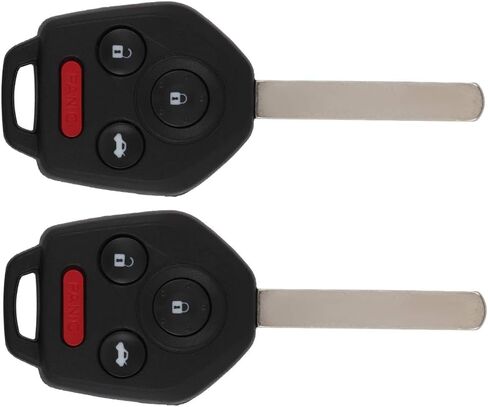 2 Pack 4 buttons Remote Control Car Key Fob 2010-2014 Fit for Subaru Legacy 2.5L,2010-2014 Fit for Subaru Legacy 3.6L CWTWBU766,2AOKM-SB3 in Saudi Arabia