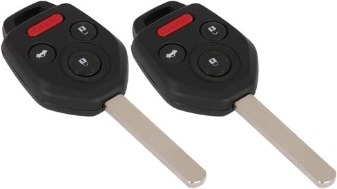 2 Pack 4 buttons Remote Control Car Key Fob 2010-2014 Fit for Subaru Legacy 2.5L,2010-2014 Fit for Subaru Legacy 3.6L CWTWBU766,2AOKM-SB3 in Saudi Arabia